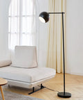 Molly Floor Lamp In Matte Black With Dope Modern Transitional Design Sleek Ambient Lighting Statement Piece For Living Rooms