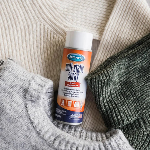 Residue Free Anti Static Spray To Cut Static Cling And Eliminate Static Shock On Clothes Carpets Rugs Furniture
