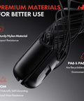 Image of premium nylon and POM materials showcasing impact resistance for automotive applications.