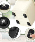 Self Adhesive Caster Wheels Black Stainless Steel Rolling Casters Furniture Movers showing 360° rotation and matte thick material.