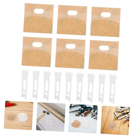 Vertical Blind Repair Kit With Slats Stems For DIY Quick Replacement Of Vertical Blinds Parts Practical Window Carrier Accessories And Restoration For A Smooth Functional Look, showing slats, stems, and fixing parts.