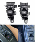 Heavy Duty Parking Brake Switch With Eco Ev Mode Plug And Play Replacement For Toyota Camry And Avalon Xv70 Sport Models 2018 To 2021 showing two views with buttons.