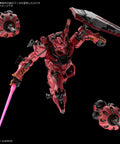 Red Gundam HG 1/144 Model Kit With Dope Color Scheme And Versatile Weapons, Shield Mounts On Arm Or Backpack, Includes Two Bits