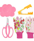 Rose Thorn Tools Set With Rose Leaf Thorn Strippers Pruning Shears Pink Garden Gloves And Florist Scissors For Easy Thorn Removal