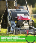 Replacement Throttle Cable For Honda HRX217 Series Lawn Mowers showing cable and mower compatibility