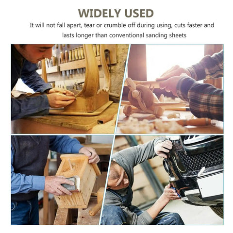 Dope 45 Sheet Wet Dry Sandpaper Set Ranging 120 To 5000 Grit for polishing wood furniture and cars, featuring tear-proof material.