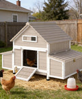 Large Outdoor Chicken Coop With Run For Backyard Poultry Nesting Boxes And Perches With Removable Tray Also Works As Rabbit Hutch
