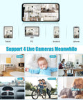 Ultra Mini WiFi Camera 1080P HD Surveillance Hidden Nanny Cam for home and outdoors with phone app display on various devices