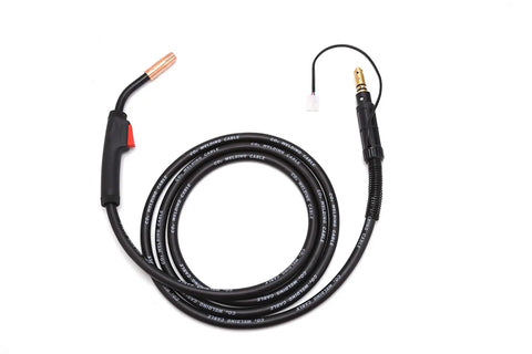 Heavy Duty 15 Foot 100 Amp MIG Welding Gun Stinger Replacement For Lincoln Magnum 100L K5305, copper rubber with cable and connector