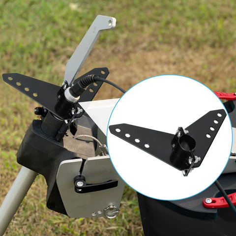 Steering Triangle For Newport NK-180S Kayak Motor Stainless Steel with 4 adjustable holes and anti-rust marine connector