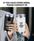 Hit The Spot With Top Shelf Custom 20 Oz Stainless Steel Tumblers 100 Pack Includes Lid Straw And Double Wall Insulation Designed For Vivid Logos And Photos Printed In Usa, showing black and white tumblers.