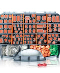 DT Style Automotive Connector Kit 706 Piece Set With Waterproof Dustproof Plugs and Disassembly Tool in open case