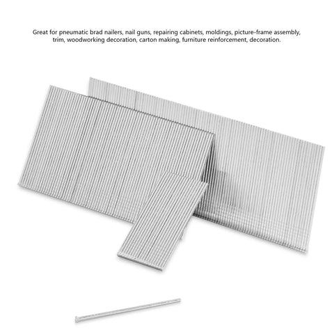 Heavy Duty Galvanized Brad Nails For Nail Guns 2 Inch 18 Gauge Dang Fine Trim And Molding Fasteners in a bulk box.