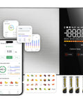 Smart Nutrition Scale With LED Display And App Tracking Lets You Log Calories Fat Carbs And Protein With One Gram Precision