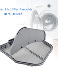 Dryer Lint Trap Filter With Flap Upgrade Stainless Steel Screen Replacement For Dryers Replaces AP5306681 PS4221839