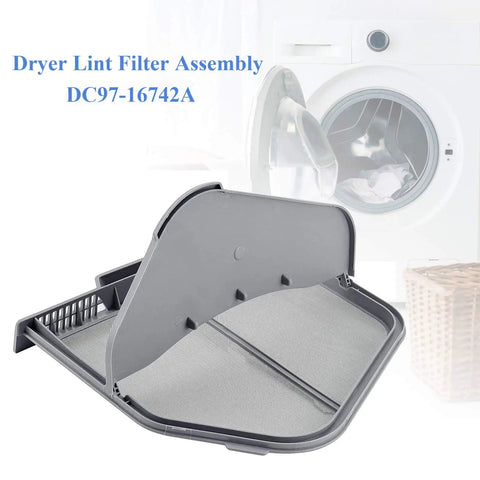 Dryer Lint Trap Filter With Flap Upgrade Stainless Steel Screen Replacement For Dryers Replaces AP5306681 PS4221839