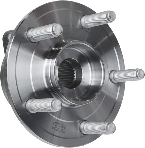 Close-up of wheel bearing hub from AWD Front CV Axles and Wheel Bearing Hubs Kit for Jeep Grand Cherokee 2011-2021 and Dodge Durango 2011-2022.