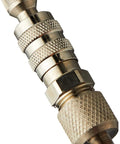 Brass Quick Disconnect Coupler For Air Hoses And Airbrush Setups Converts Any Standard Hose To A Fast No Fuss Quick Connect Includes Male QD