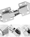 Hydraulic soft-close cabinet hinges with thickened base for heavy-duty load bearing, ideal for kitchen cabinets and wardrobes.