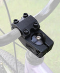 Rugged Aluminum BMX Bike Stem 95mm Rise for 22.2mm Bars and 1 1/8 Inch Fork Matte Black Ride Ready Finish Lightweight 10 Oz