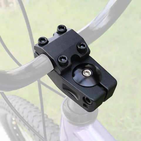Rugged Aluminum BMX Bike Stem 95mm Rise for 22.2mm Bars and 1 1/8 Inch Fork Matte Black Ride Ready Finish Lightweight 10 Oz