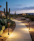 Go To Low Voltage G4 LED Path Lights For Outdoor Landscape Lighting In Oil Rubbed Bronze With Warm White Glow Pack Of 2 Replaceable Bulbs