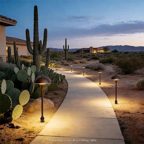 Go To Low Voltage G4 LED Path Lights For Outdoor Landscape Lighting In Oil Rubbed Bronze With Warm White Glow Pack Of 2 Replaceable Bulbs