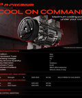 HV17 AC Compressor With Clutch And Prefilled Oil Compatible With Jeep Wrangler 2020 To 2023 V6 3.6L Plus Ram 1500 Classic close-up view