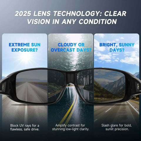 Over Glasses Sunglasses For Men And Women Polarized Anti Glare Sun Glasses UV Protection Wraparound Yellow Lenses over scenic roads