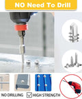 Self Tapping Screws Kit In 410 Stainless Steel 125 Piece Assortment With Driver No 10 Size Hex Washer Head in use