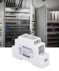 Single Output DR-15-12 DIN Rail Switching Power Supply For Industrial Control Equipment Rock Solid, Compact DIN Rail Mount PWM Modulation Low Ripple Flame Retardant Housing Heat Resistant Long Life Perfect For Control Cabinets, white plastic unit