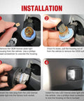 Installation steps for Rear License Plate Light Drop In For Nissan Frontier Navara D40 2007 Through 2021 And Titan Armada Xterra 2008