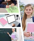 Students using Color Coded Filler Paper Pack with 500 sheets in 5 vibrant colors for wide ruled 8 by 10 and a half inch 3 hole punched.
