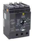 Top Shelf 30 Amp Miniature Circuit Breaker 480Y/277 Volt Triple Pole Panel Mount showing front view with ratings and switches.