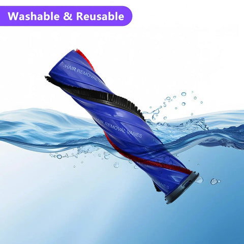 Replacement No-Tangle Vacuum Head For Dyson Cordless V7 V8 V10 V11 V15 in water showcasing washable feature