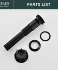 Easy Install Matte Black Pop Up Sink Drain With Overflow Anti Clog For Bathroom Vanity Lavatory Quick Drainage Parts List