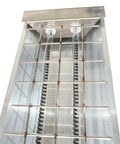2000W Short Wave Infrared Carbon Fiber Heating Lamp 22 Inch Dual Tube with steel mesh guard for curing and baking.
