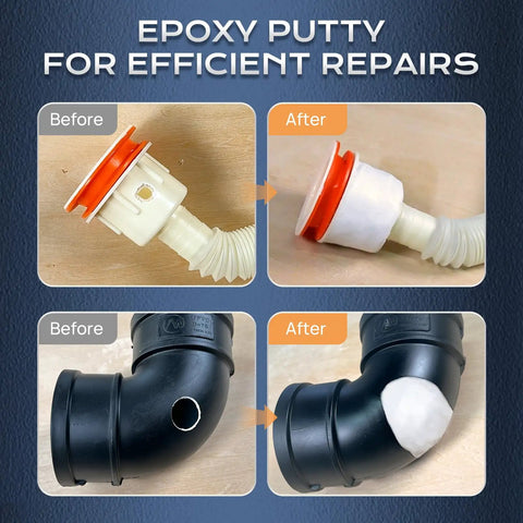 Epoxy Putty 200g Fast Repair Two Part Filler For Metal Wood Tile Ceramics Bonding And Repairing Leaks Cracks Holes And Uneven Surfaces Multi Purpose Sculpt Clay For DIYers And Home Projects used to repair pipe joints
