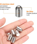 20 Pack Ball Point Spring Plungers 10x13mm Stainless Steel 304 Mini Ball Plungers For Doors Cabinets Furniture Ball Catch Latch No Step Positioning Beads Heavy Duty, hand-held