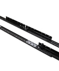 Hella Sturdy Steel Table Extension Brackets With Smooth Glide Rollers, heavy-duty black steel brackets for adjustable furniture.
