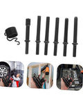 Heavy Duty Pneumatic Rivet Tool Kit With Air Chisel For Drilling And Riveting Pin Punch And Metalworking Pro Grade Auto Shop Essential
