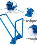 Rugged Tough As Nails Eaves Seam Locker Tool For Standing Seam Metal Roofs showing smooth rollers, secure welding, and sturdy build