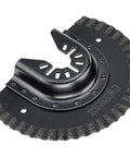 Dwa4220 Oscillating Fastcut Carbide Grout Removal Blade with universal fit and durable carbide edge, close-up view.