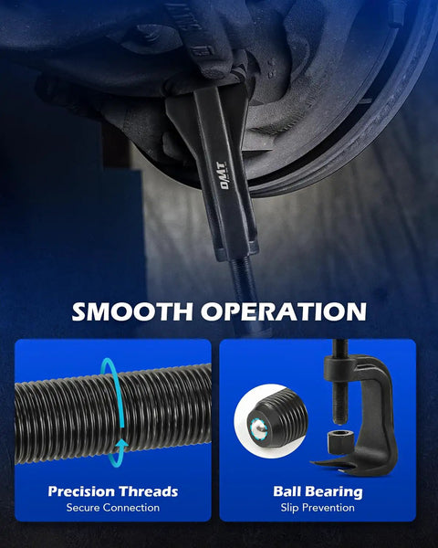 Heavy Duty Ball Joint Separator And Lower Ball Joint Removal Tool for secure handling with precision threads and slip prevention features.
