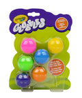 Six Pack Tacky Fidget Balls Bring Instant Chill Vibes And Legit Stress Relief Through Safe Reusable Rubber Squishy Spheres Designed For Effortless Adult Or Tween Sensory Play Anytime Or Anywhere You Gotta Be in vibrant colors.