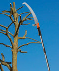 Lightweight Manual Pole Saw Extension For Tree Pruning 10 Foot Reach Stainless Steel Blade Easy Cut Rust Resistant