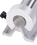 Close-up of Heavy Duty Linear Guide Kit With 2200mm Rails And 16mm Stop Collars, showing metal rail and collar
