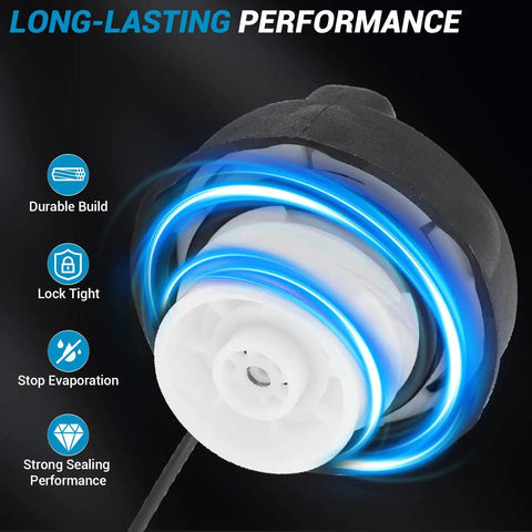 Gas Cap Replacement For Dodge Challenger 2011 2019 Fuel Tank Cap 52030389AA 52030389AB 68139752AA with blue performance graphic