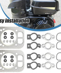Cylinder Head Gasket Kit For Lawn And Garden Engines 2 Pack Fits CH25 CH26 CH730 CH740 CH750 CV730 CV732 CH742 CV25 CV26 CV724 And More Replacement For Part Numbers 24 841 04 S 24 041 16 24 041 32 24 041 37 S with engine background