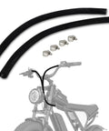 4/5 Inch E Bike Cable Management Sleeve Black Universal Fit For Ridstar Q20 Super 73 S1 S2 R Z Macfox X1S X X2 with clamps